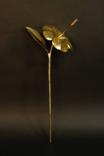 Fleurs en bois doré maison Trousselier 1968, Accessoires, Arts de la table | Puces Privées