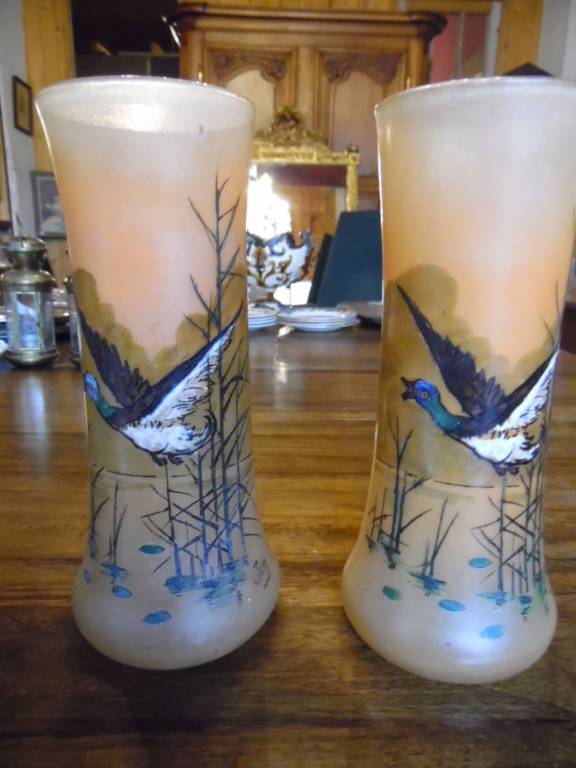 Paire de vases signé JEM | Puces Privées