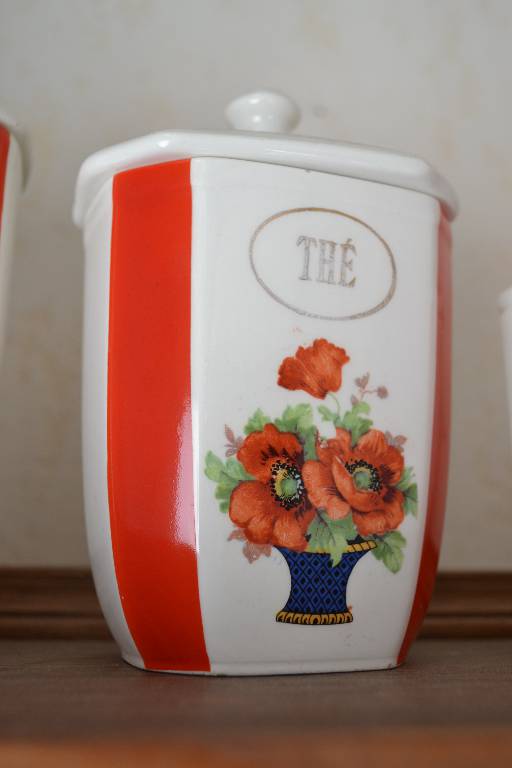 Série de 6 pots de Cheminée en porcelaine | Puces Privées