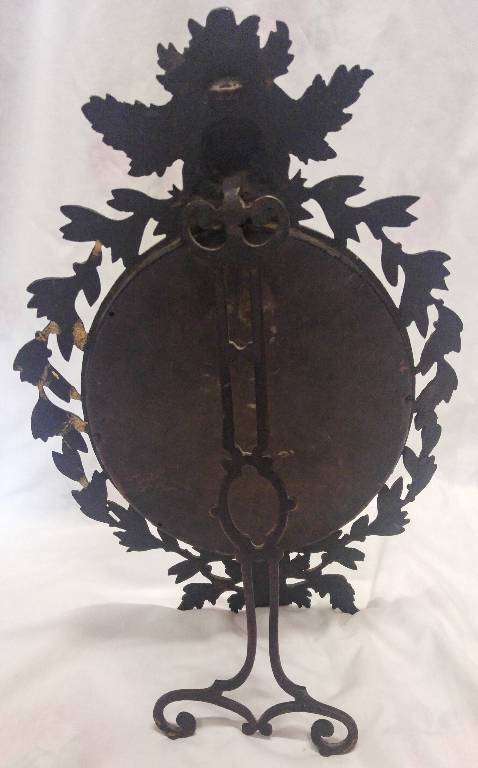 Ancien miroir de toilette Victorien en bronze XIXème | Puces Privées