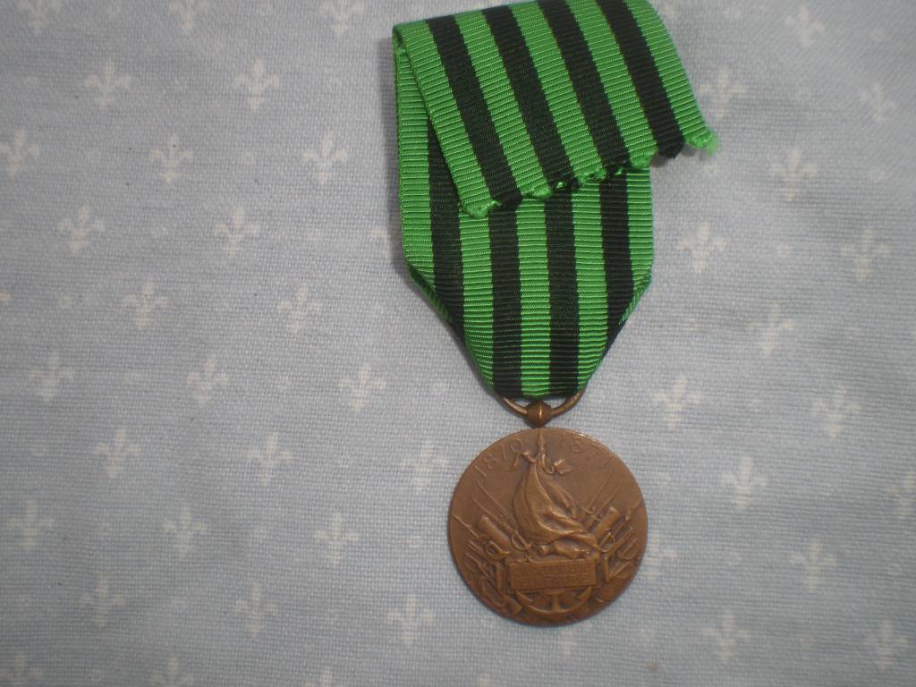 medaille comemorative francaise de la guerre franco allemande de 1870 a 1871 | Puces Privées