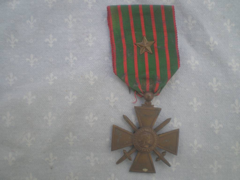croix de guerre francaise de 1 guerre  grande guerre | Puces Privées
