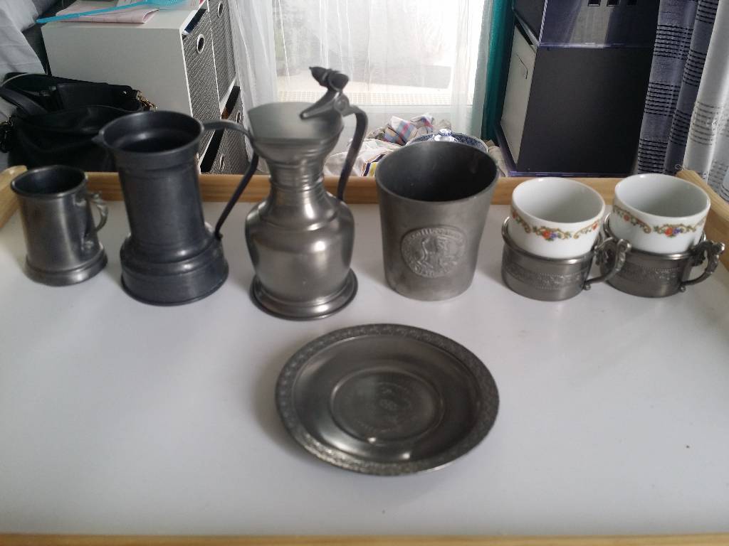 Lot objets en etain | Puces Privées