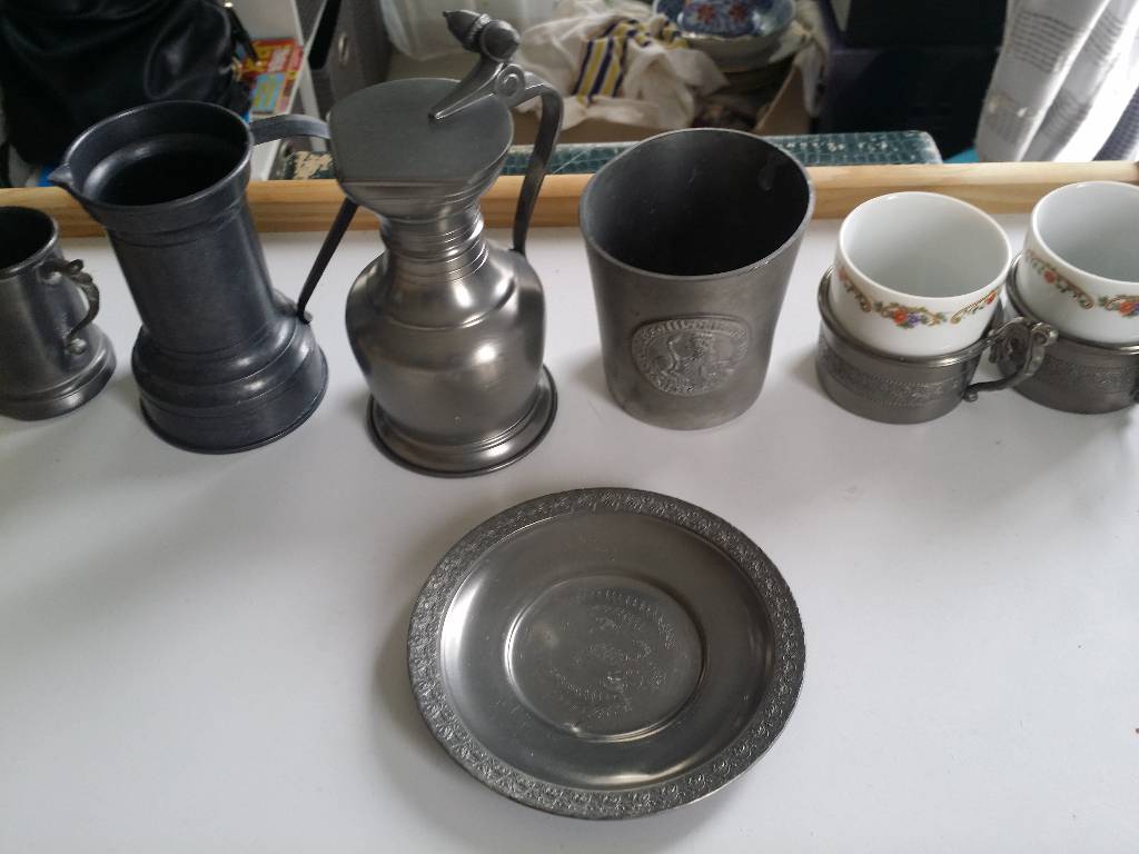 Lot objets en etain | Puces Privées