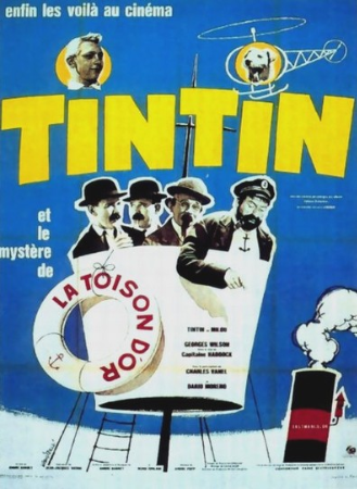 affiche cinéma Tintin et le mystère de la toison d'or, Affiches anciennes (cinéma, theâtre, publicitaire), Image | Puces Privées