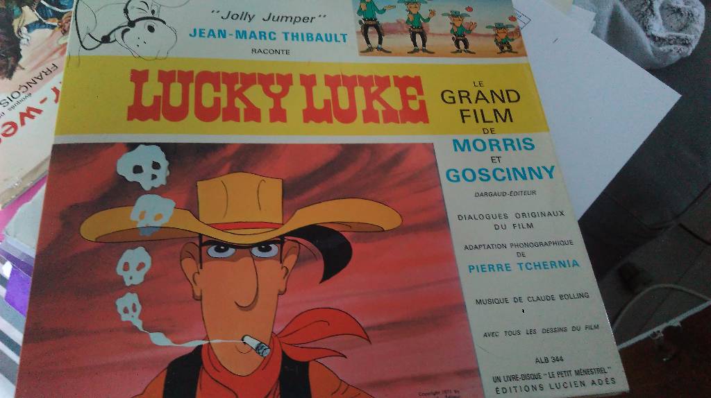 disque vynil luky luke | Puces Privées