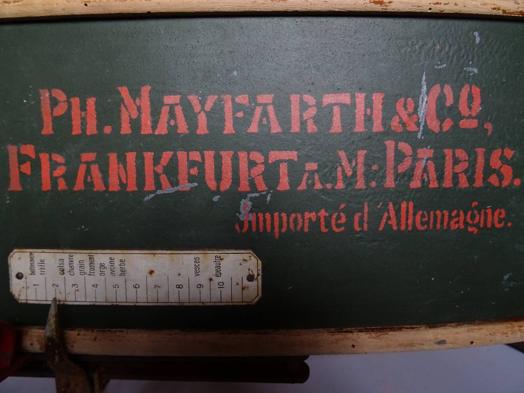 OUTIL ANCIEN : SEMOIR PH. MAYFARTH, fin XIXe déb. XXe | Puces Privées