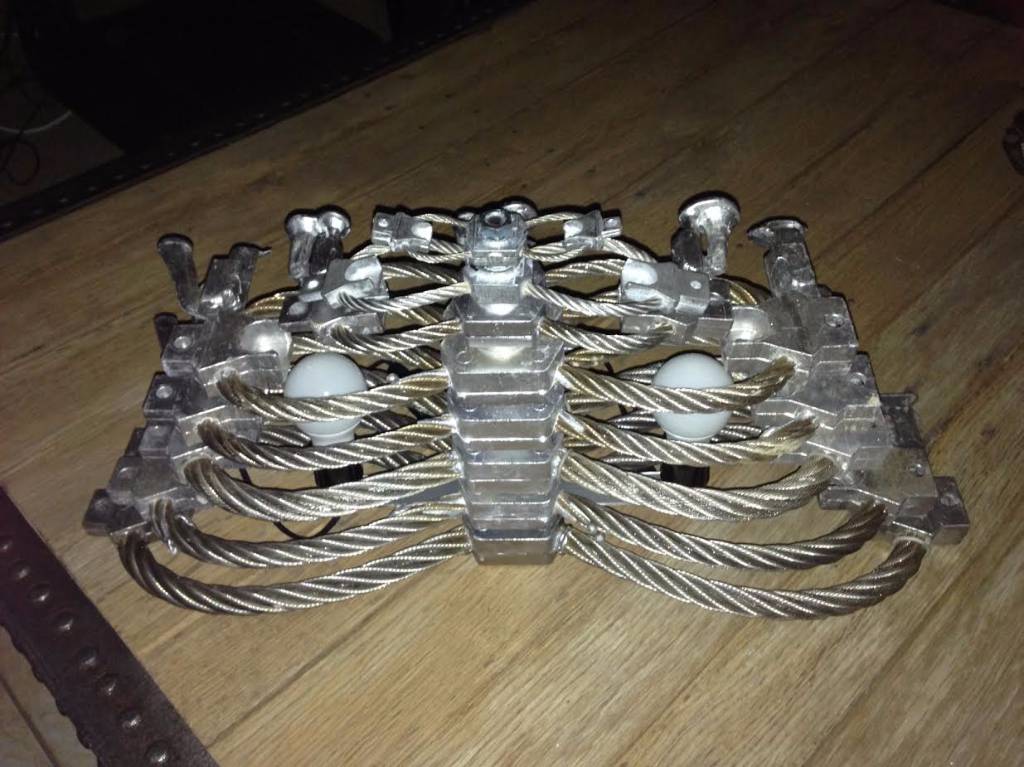 Art 185 Lampe à poser industrielle Câble inox | Puces Privées