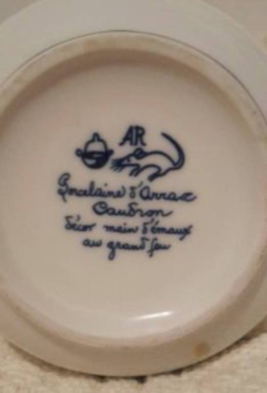 Porcelaine d'Arras  CAUDRON | Puces Privées